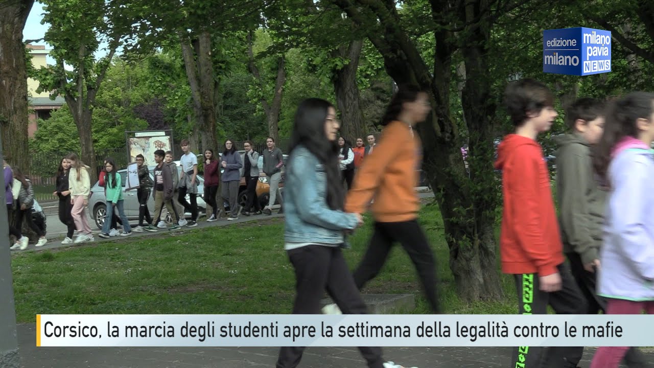 Corsico, la settimana della legalità si apre con una marcia degli studenti