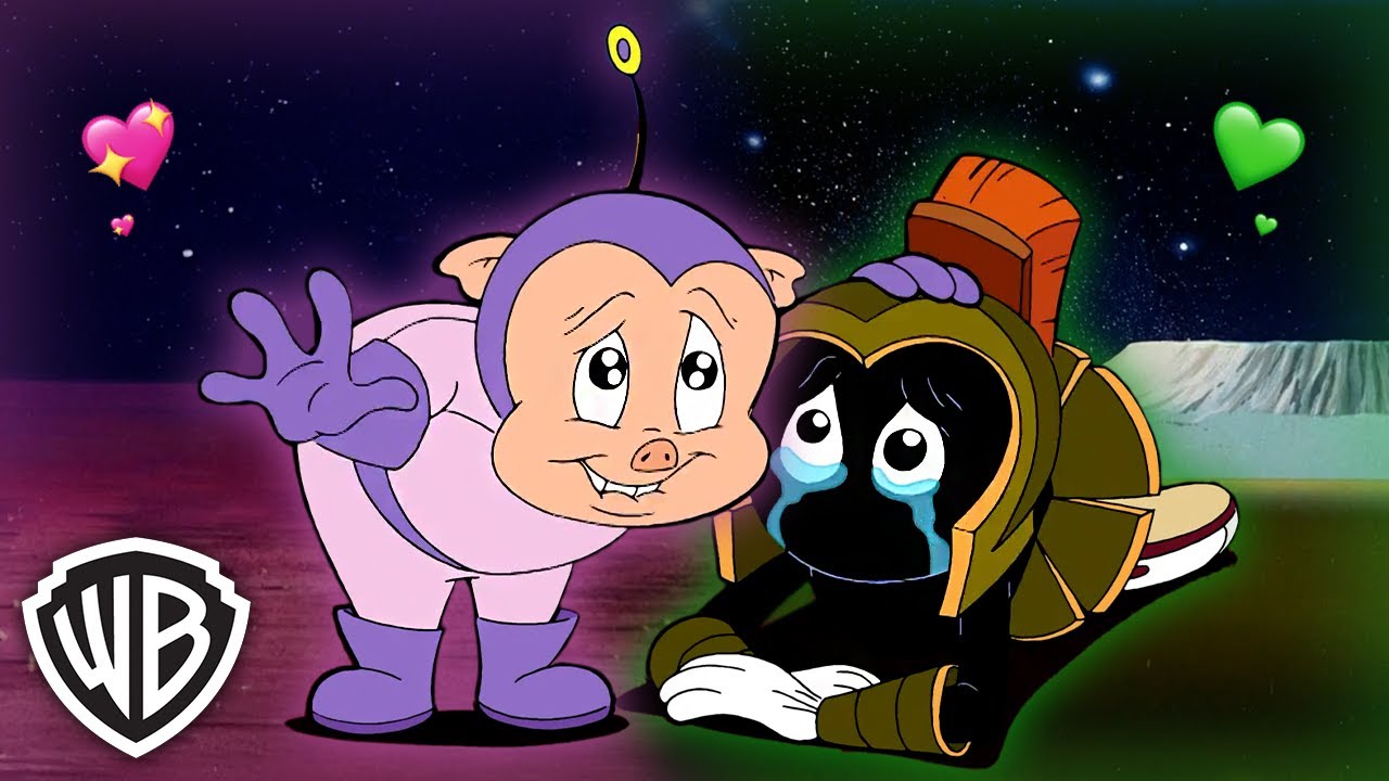 Pink goes WICKED good with Green (Porky and Marvin FOR GOOD) 🐷👽 | Looney Tunes | @GenerationWB