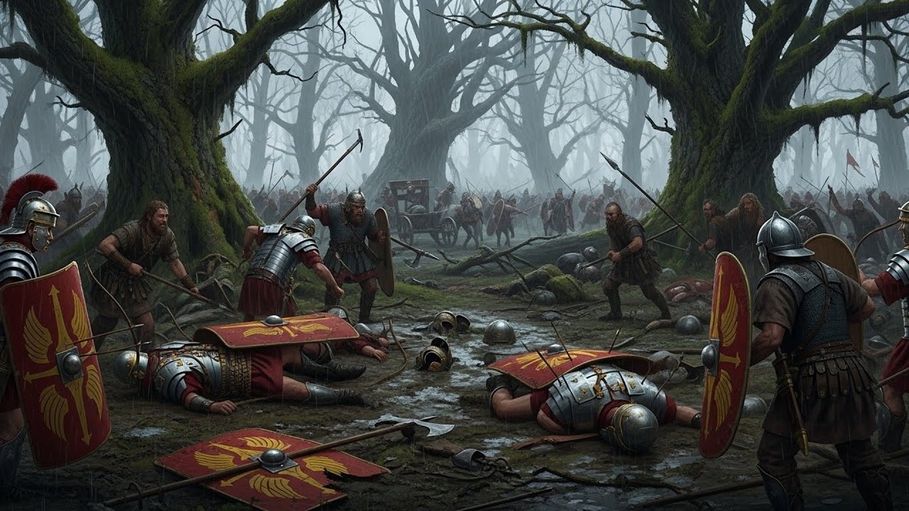 Уничтожение трёх римских легионов: унижение в Тевтобургском лесу