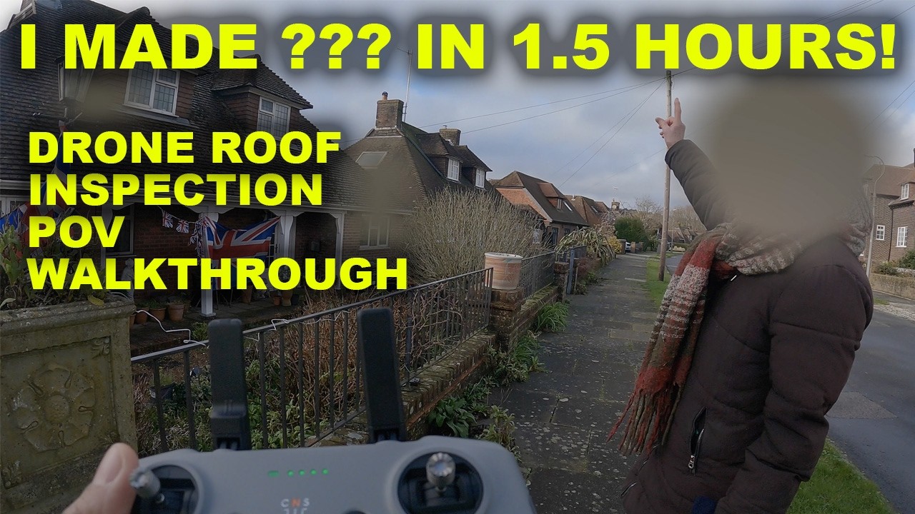 How Much I Actually Make Doing Drone Roof Inspections