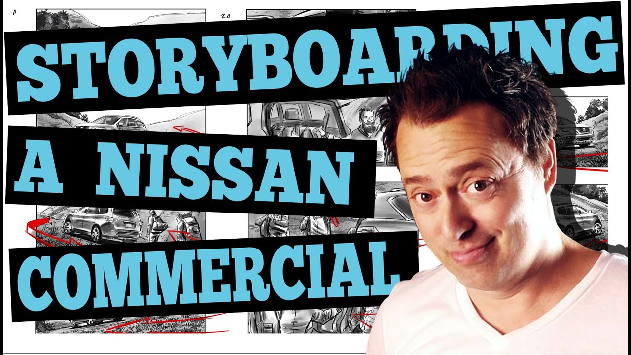 Storyboarding a Nissan commercial!