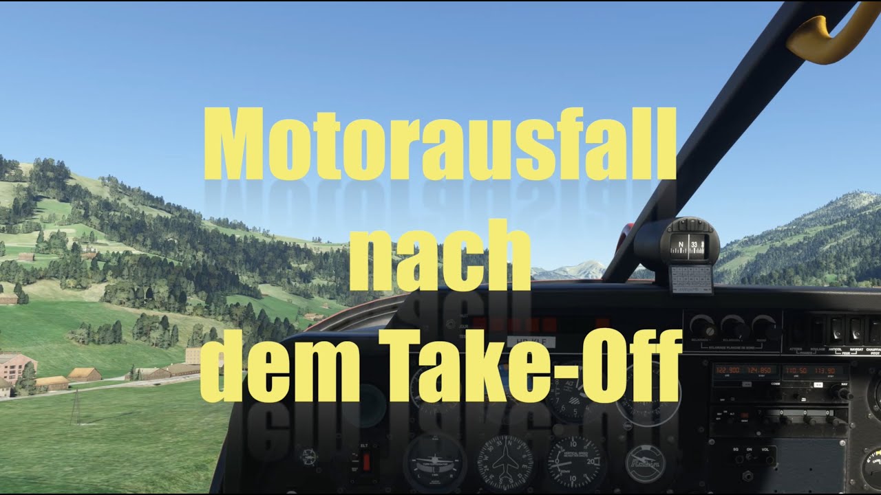 Motorausfall nach dem Start in Zweisimmen