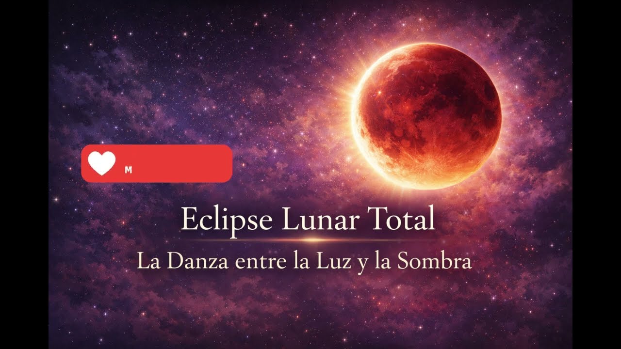 ECLIPSE LUNA ROJA TOTAL  — Cuando la luz se retira y el alma despierta
