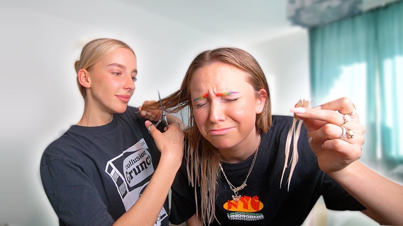 meine beste Freundin schneidet meine Haare ab 💇🏼‍♀️🙂 |CARAMELLA