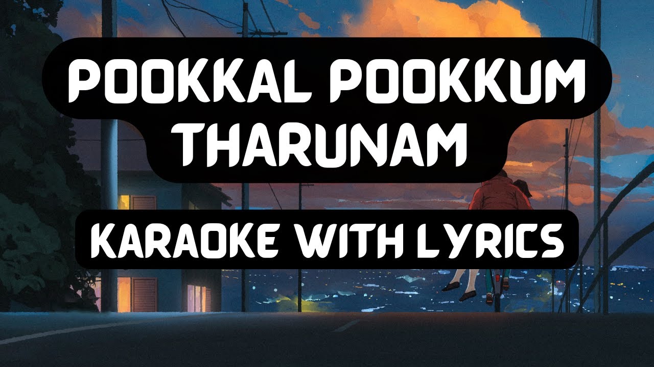 Pookal Pookum Karaoke|Cover Version|Lyrical Video|High Quality|#karaoke #lyrics #pookalpookum #cover
