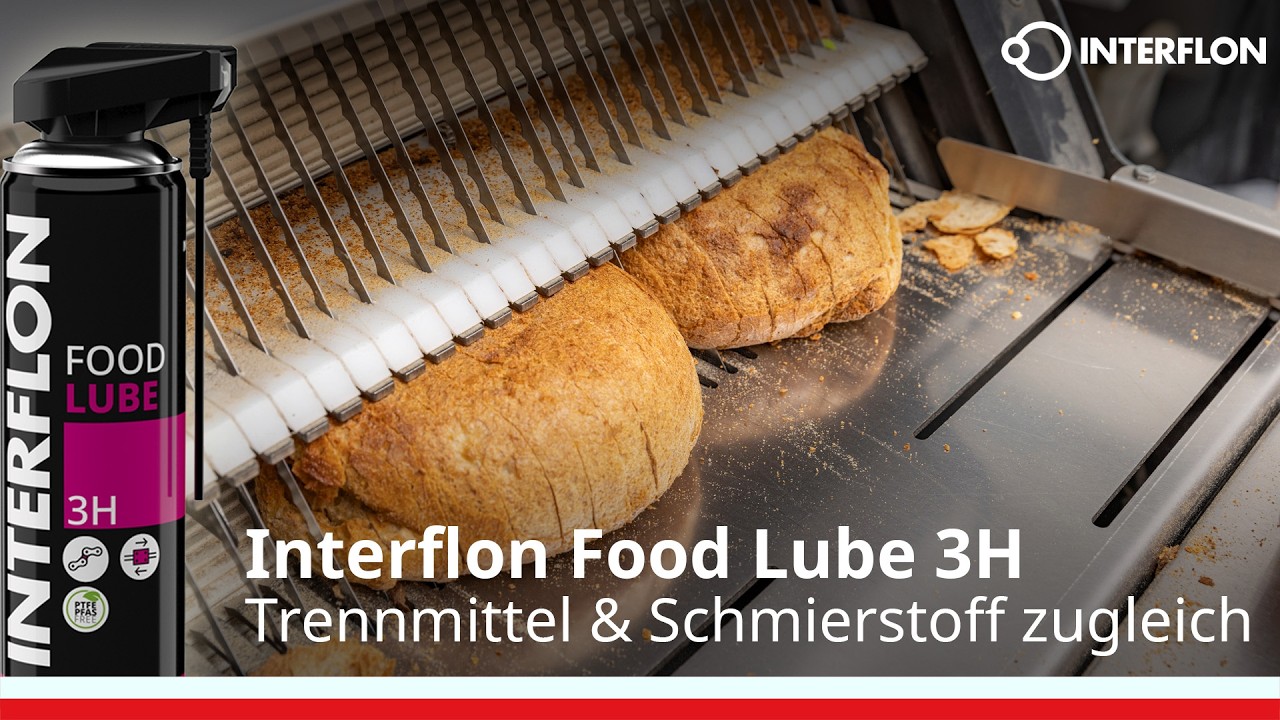 Trennmittel und Schmierstoff zugleich: Interflon Food Lube 3H