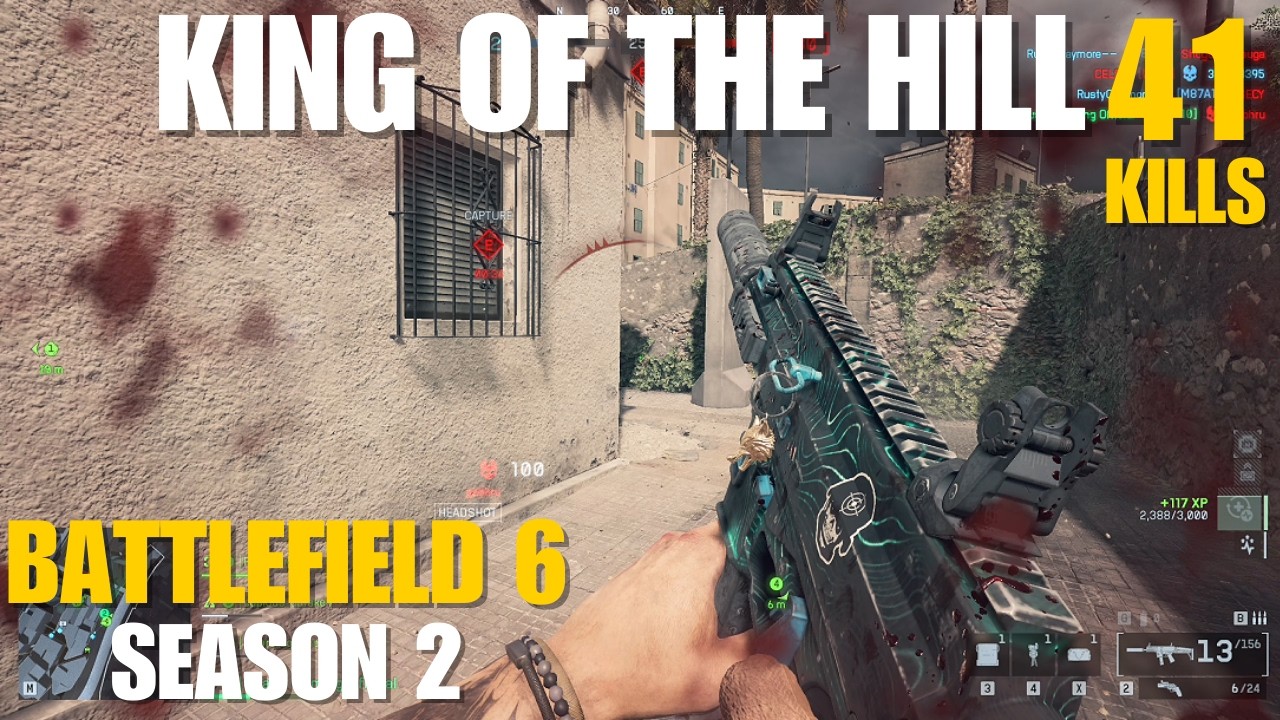 BATTLEFIELD 6 - KING OF THE HILL 41KILLS FULL Gameplay! Iberian Offensive Map! Season 2