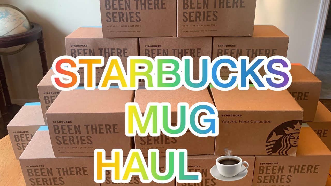 HUGE Starbucks Mug Collection (from our road trip) #starbucksmug #beenthereseries #youarehere