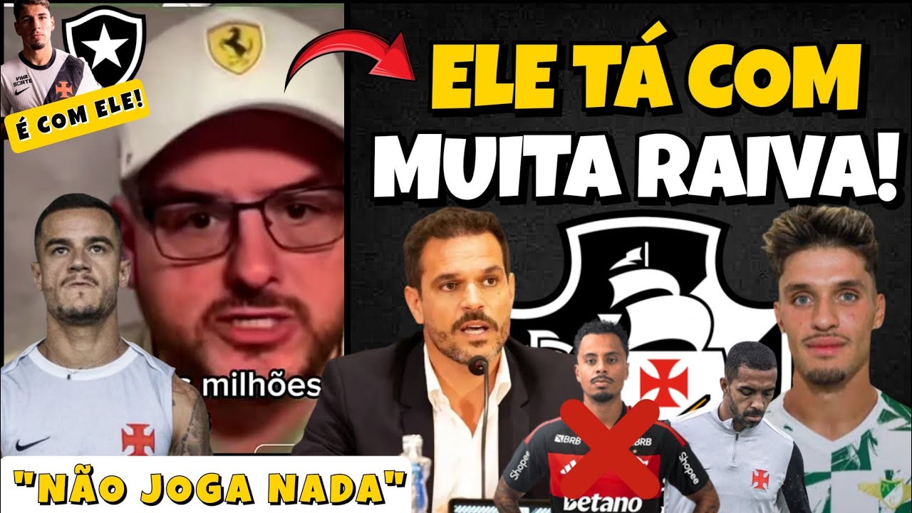 ADMAR VETOU ALLAN! | VASCO ACERTA COM LATERAL E PREPARA PROPOSTA | RICA PERRONI: DETONA COUTINHO 