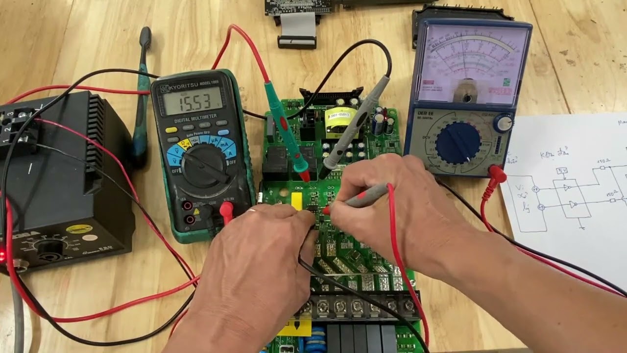 GIÁO TRÌNH BIẾN TẦN CHUNG - Bài 16 - Phương pháp kiểm tra mạch Drive trước khi thay IC công suất