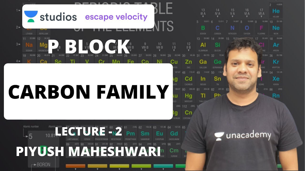 L2: Carbon Family | P Block Elements (IIT-JEE Mains & Advanced) | Piyush Maheshwari