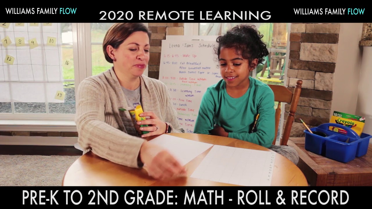 REMOTE LEARNING: MATH - ROLL & RECORD