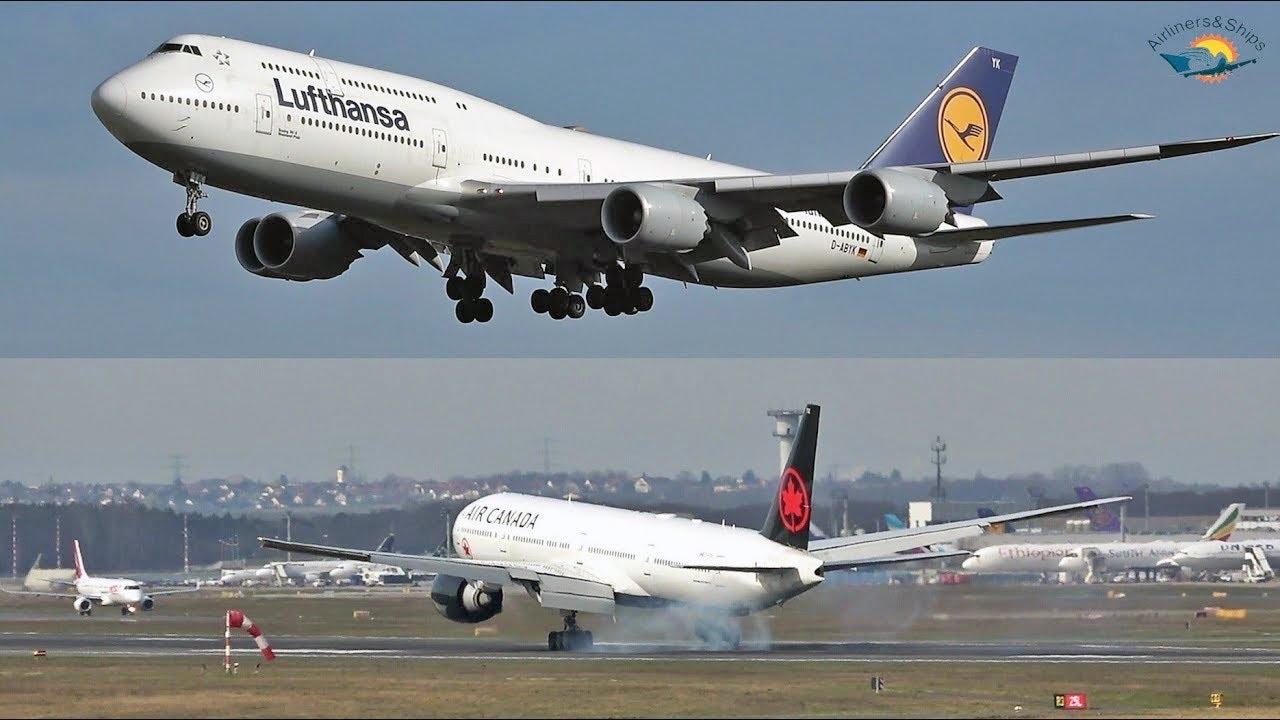 FRANKFURT Airport Planespotting March 2020 Part 1/2 with Boeing 747 GO AROUND