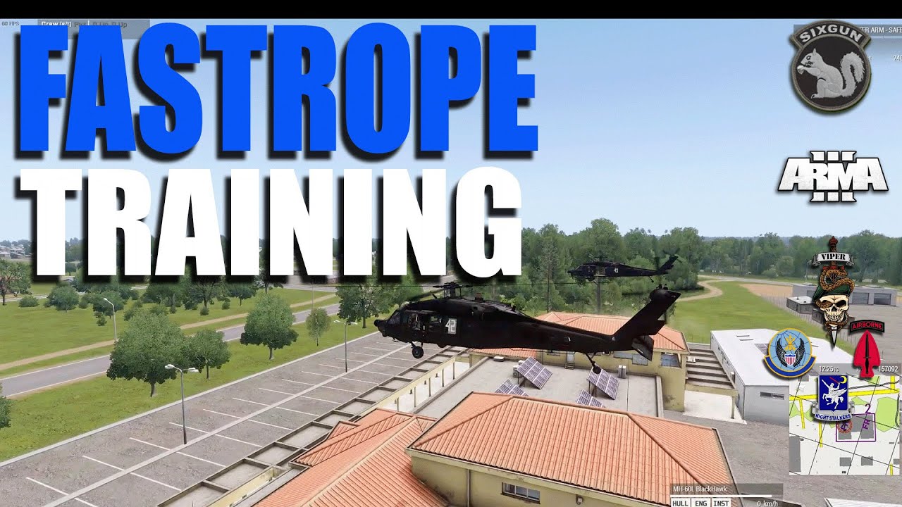 Fastrope Training: Arma 3 Helicopter Gameplay