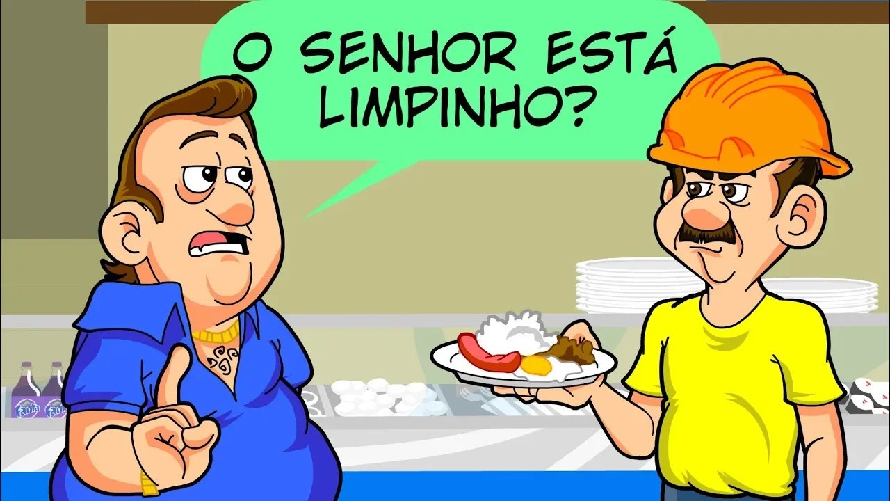 Pedreiro zoeiro humilhado no self service e outras curtinhas
