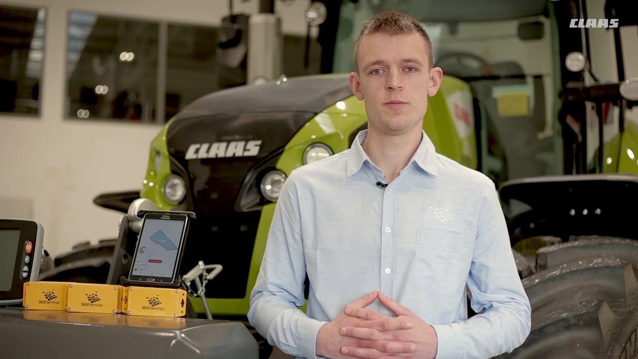 Pakiety systemów rolnictwa precyzyjnego CLAAS GPS PILOT i 365FarmNet dla ciągników AXION 800 i 900