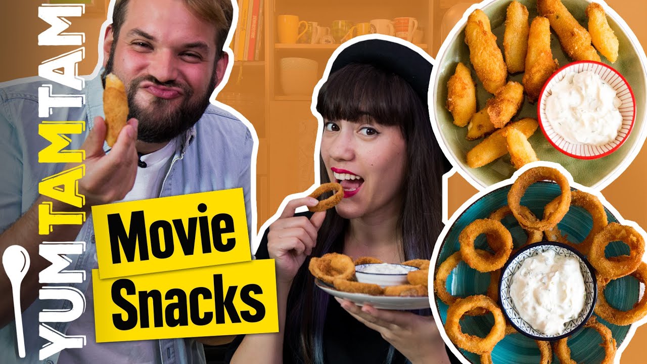 Mozzarella Sticks & Onion Rings // Filmabend-Snacks // #yumtamtam