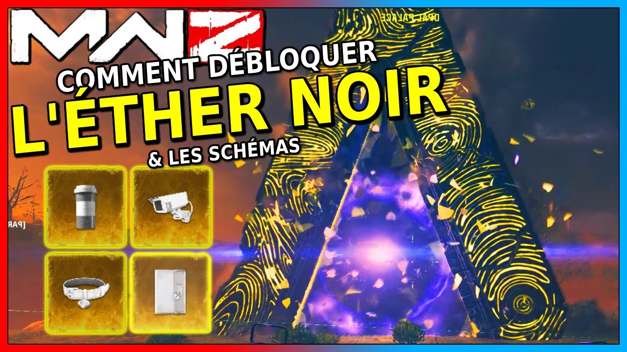 Débloquer le SECRET de L'ÉTHER NOIR & LES SCHÉMAS (Guide FACILE de l'Easter Egg) -  MW3 Zombies