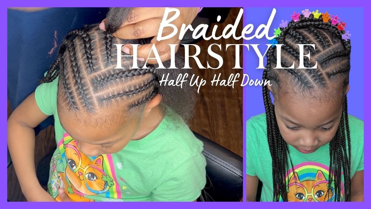 Half Up Half Down | Protective Hairstyle for Kids