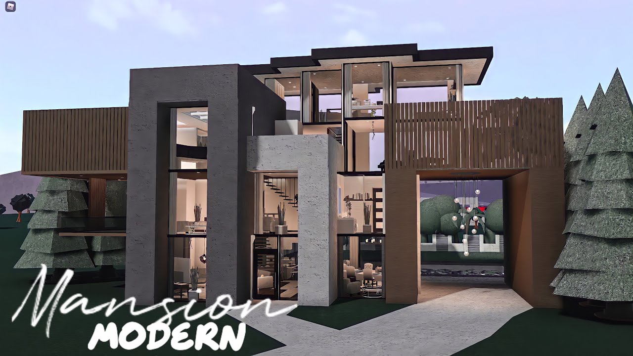 Bloxburg: Mansion Modern House || House Build