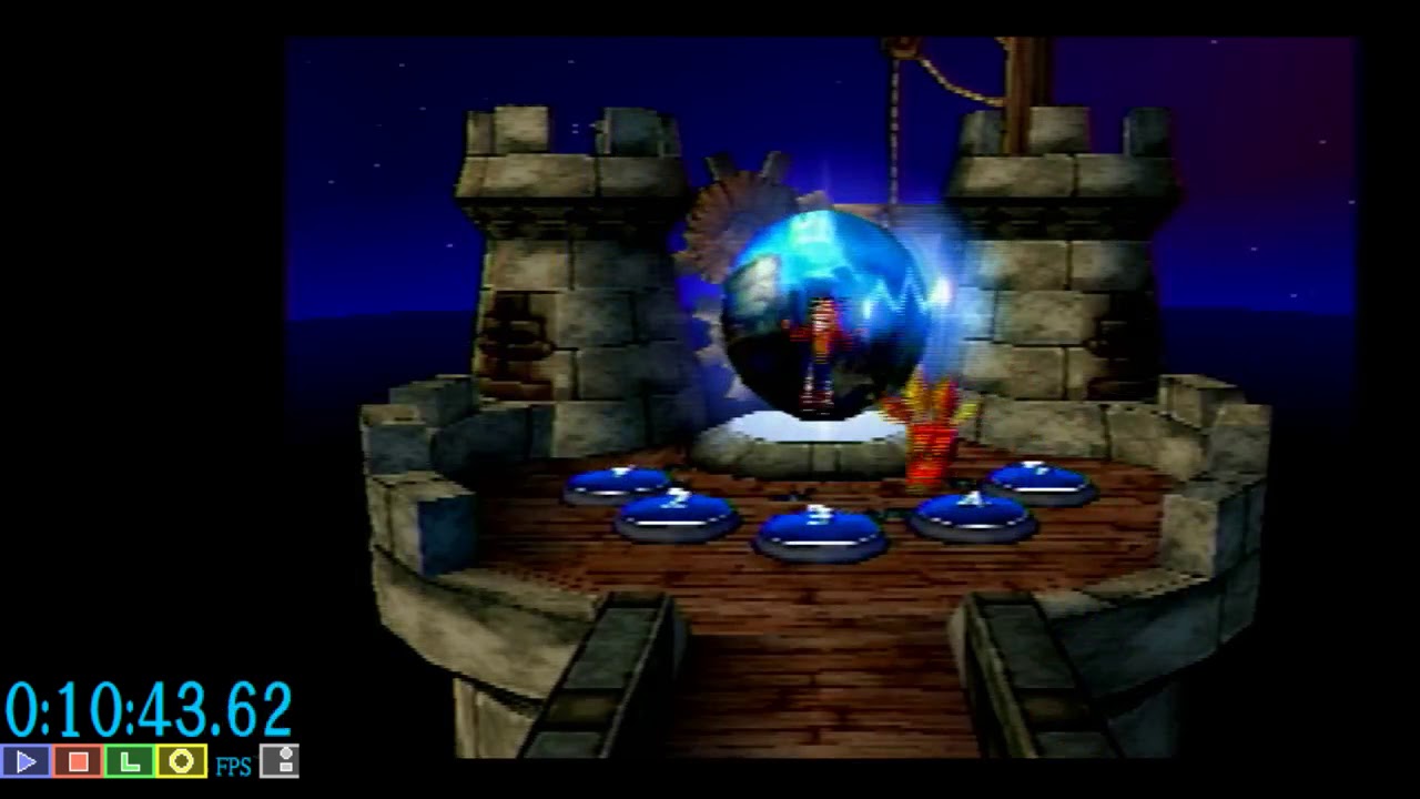 クラッシュバンディクー3　105％RTA　3:28:17.55