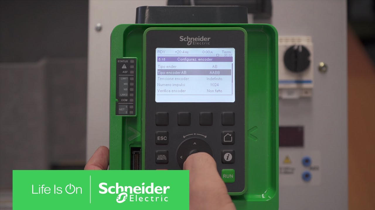 Configurare encoder TTL su Inverter Altivar 930 per controllo velocità | Schneider Electric Italia