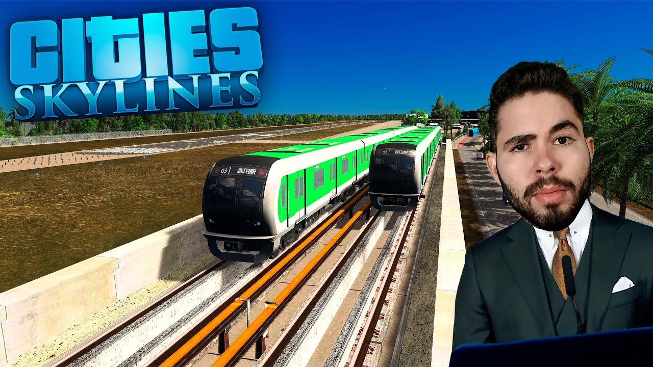 METRÔ SALVANDO AEROPORTO DOS TURISTAS 🏝 - Cities Skylines - A Ilha #51