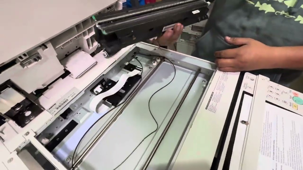 Replacing scanner units to solve E302-003 step 3
