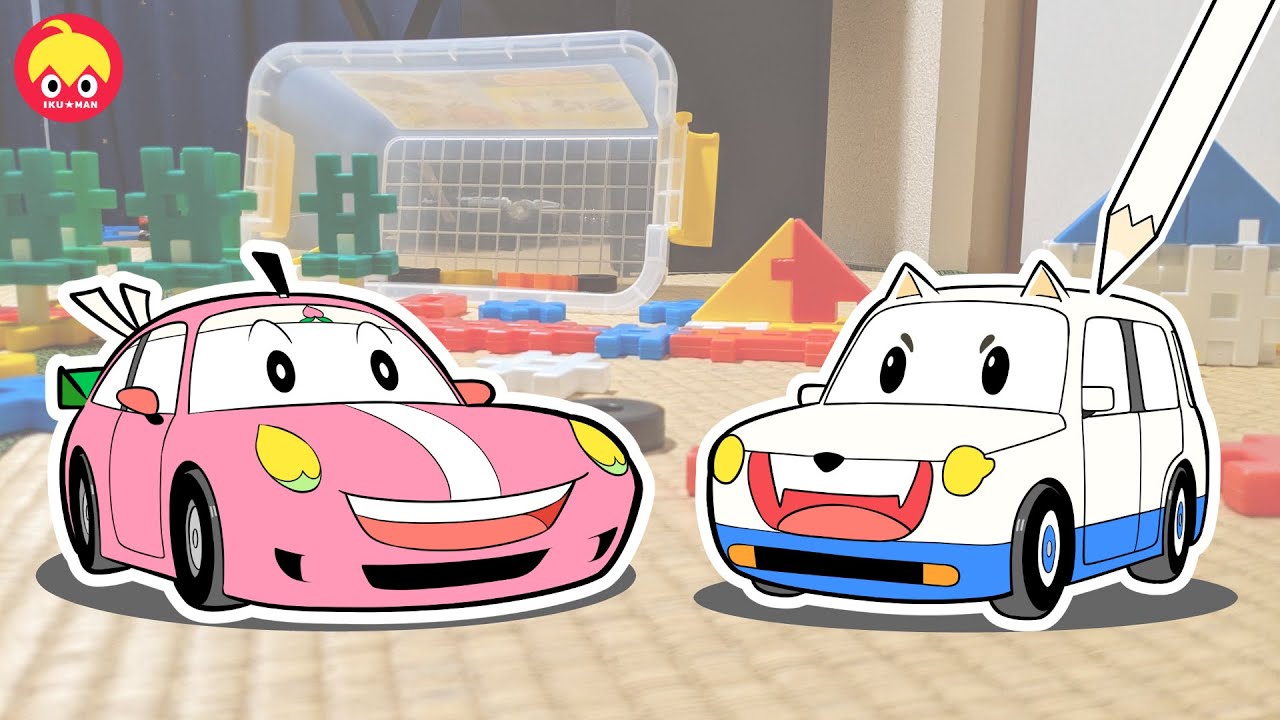 ももたろうと犬は仲良し【むかし話のキャラを車や乗り物にするPART２】