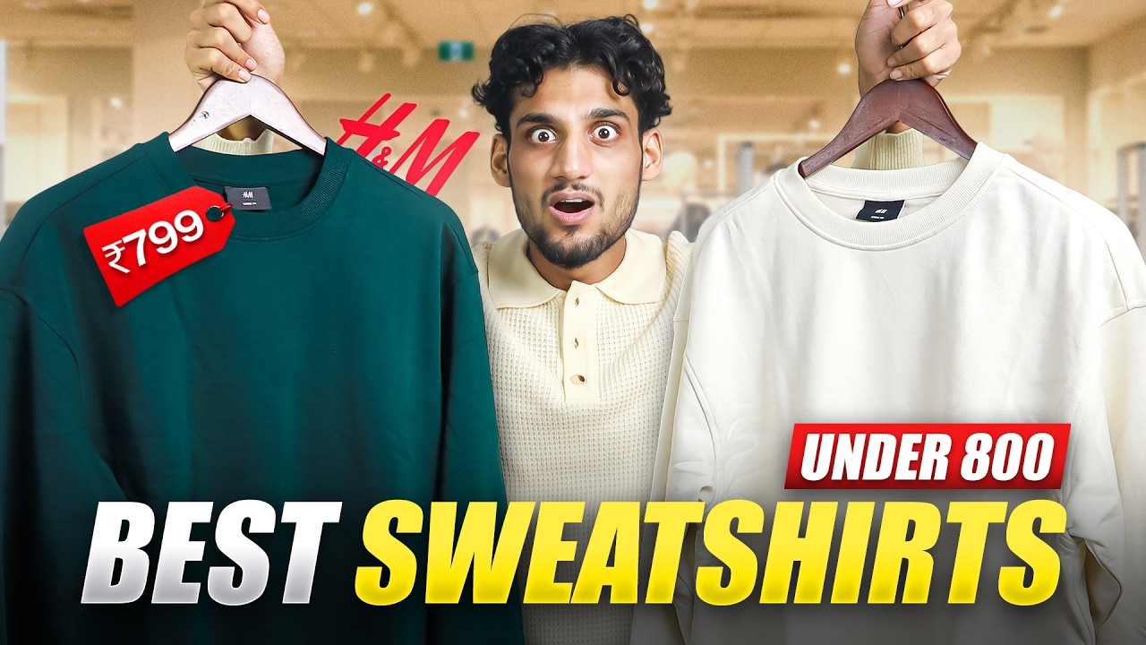 Top H&M Pullovers Under ₹800 | Best Budget Sweatshirts Haul 2025 | Winter Outfit Guide #fashion #hm