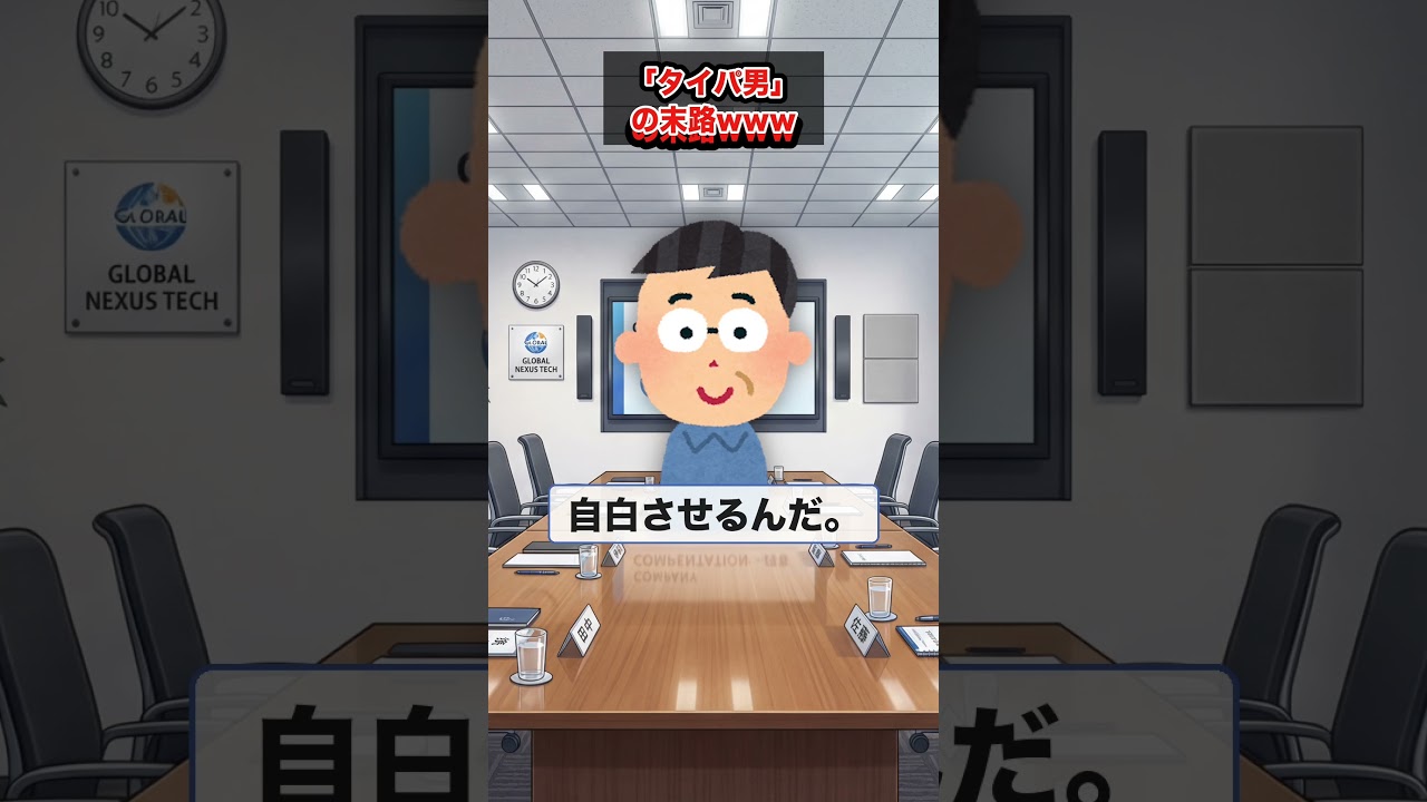 【因果応報】仕事丸投げのタイパ男！AI監視でバレた衝撃の末路