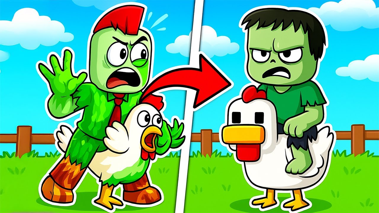 Job Veranderd In Chicken Jockey In Roblox!