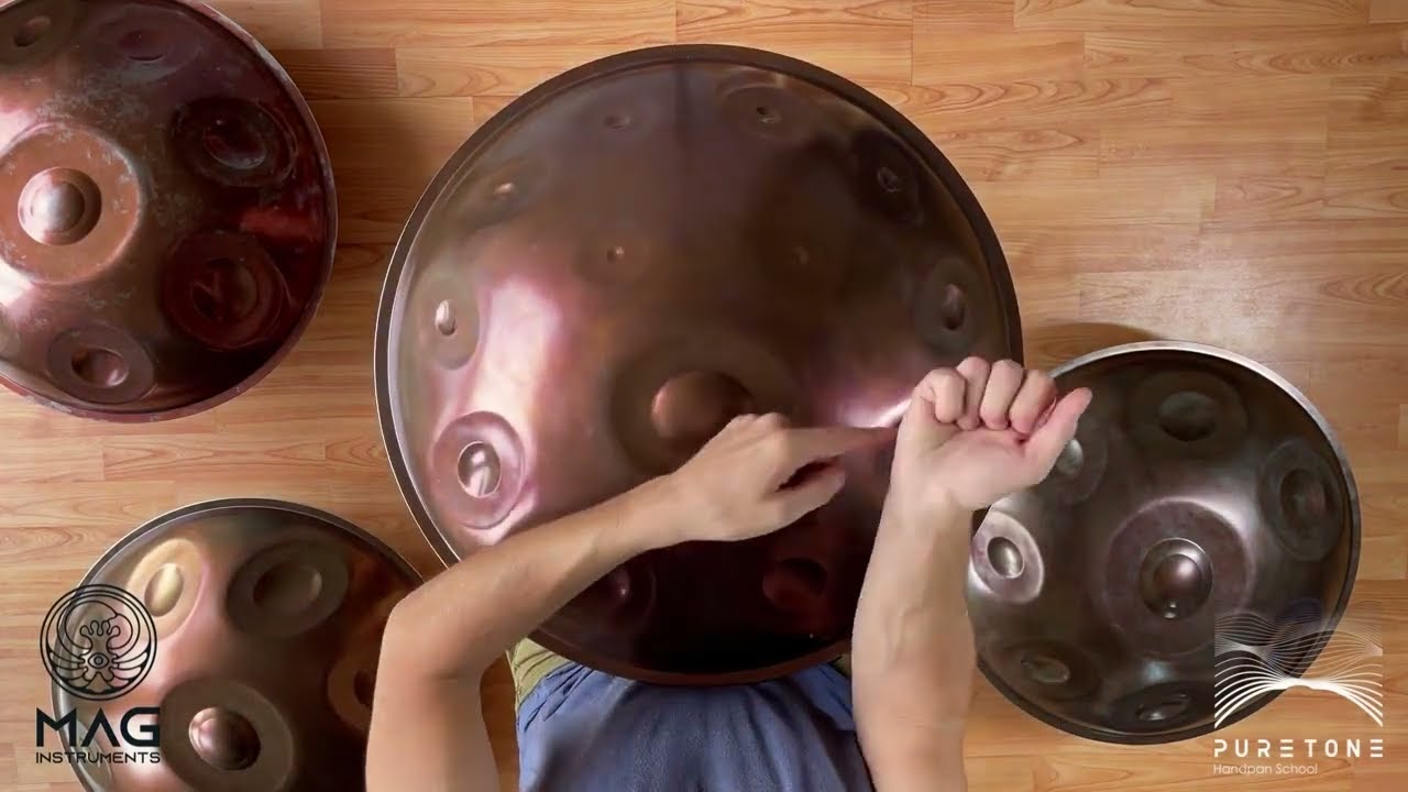 Handpan lecke - ököl dum/bass