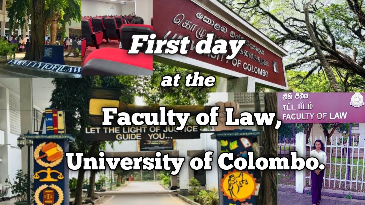 First day at the Faculty of Law, University of Colombo❤️| කොළඹ විශ්ව විද්‍යාලයේ නීති පීඨයේ පළමු දවස.