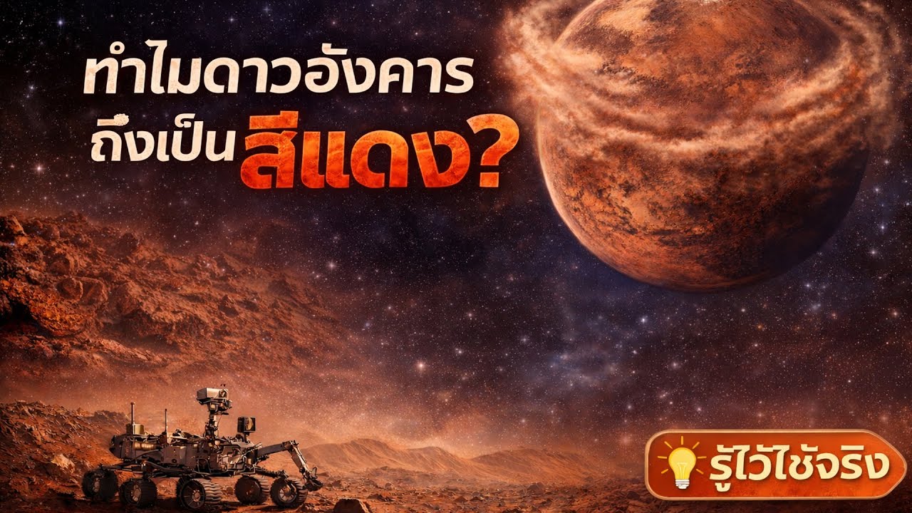ทำไมดาวอังคารถึงเป็นสีแดง? เคมีที่ทำให้ “ดาวเคราะห์แดง” กลายเป็นตำนาน