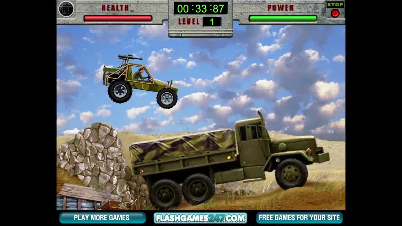 Adobe Flash Gameplay - Buggy Run
