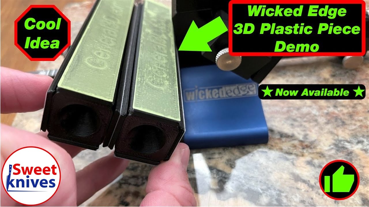 Advanced  Sharpening Techniques Using Wicked Edge - NEW Plastic Pieces to Buy for Lapping Films