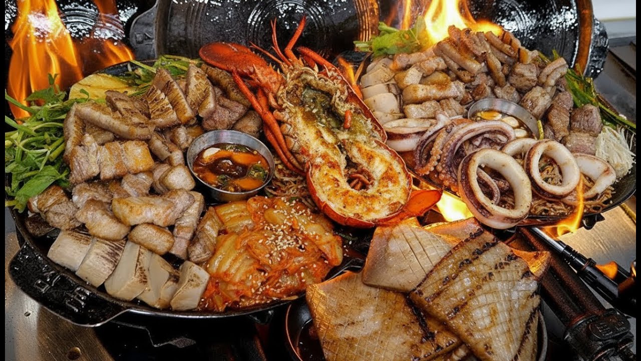Best Ever Korean style Barbecue!! Grilled Pork BBQ, Sold 6 Tons a Month   Korean street food