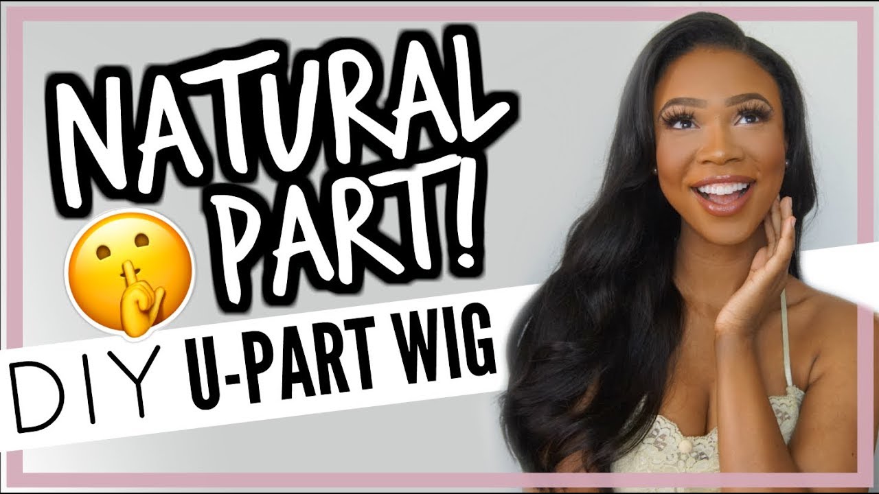 #HAIRWEEK How To Make Your Own U-Part Wig (NATURAL HAIR PARTING) BESTLACEWIGS