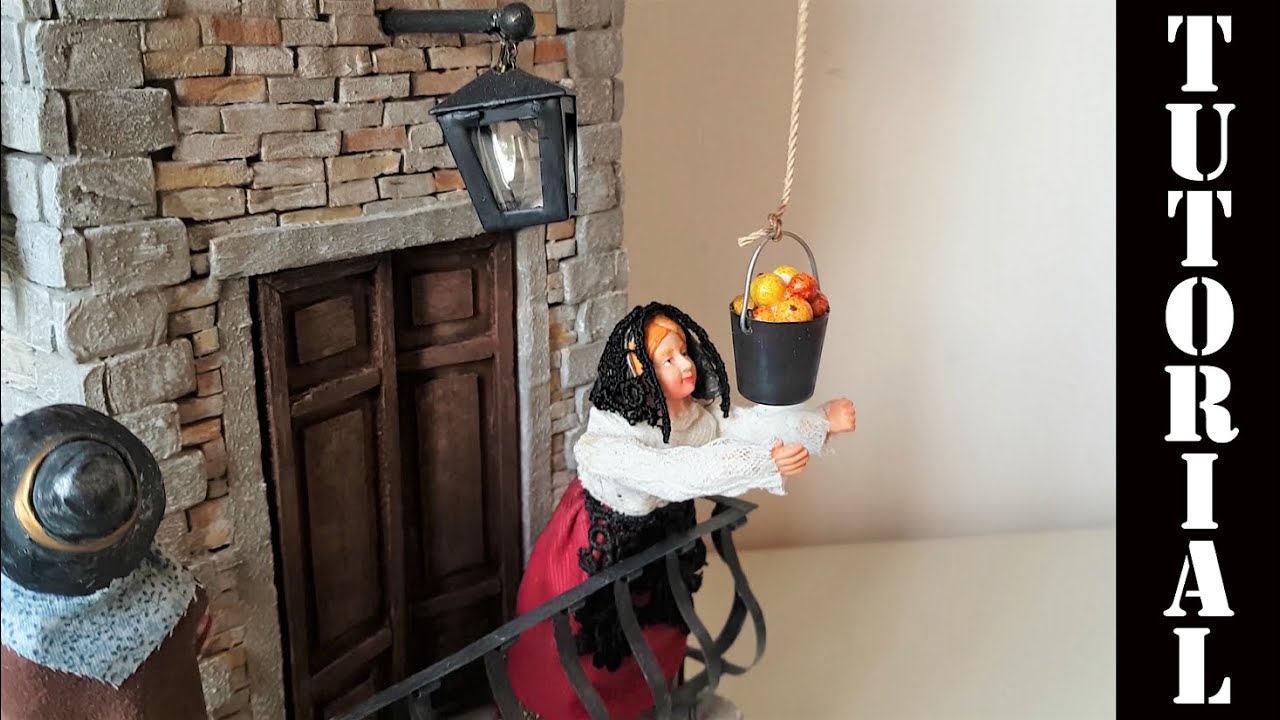 💡 TUTORIAL: Pastorella in movimento ⚙️ che prende un cestino 👜 - Statuina per Presepe