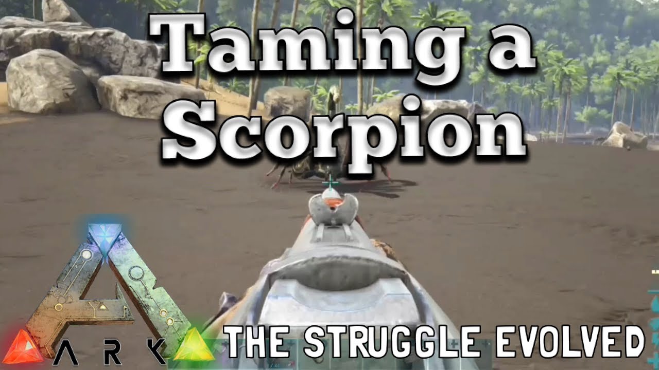 Ark: easiest way to tame a scorpion 🦂  (Xbox one) -  pulmonoscorpius
