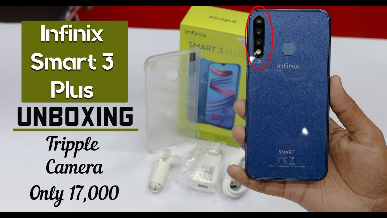 Infinix Smart 3 Plus Unboxing in Pakistan | Price & Specs | Tripple Camera | 2GB/32GB