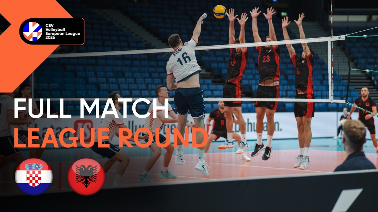 LIVE | Croatia vs. Albania | CEV Volleyball European League 2026 | Men