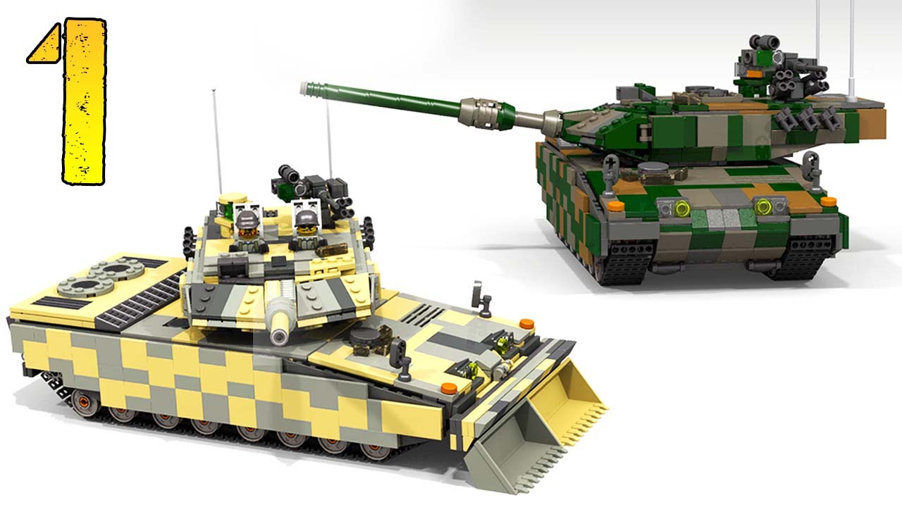How To Build Lego LEOPARD 2 A7 (PART 1)