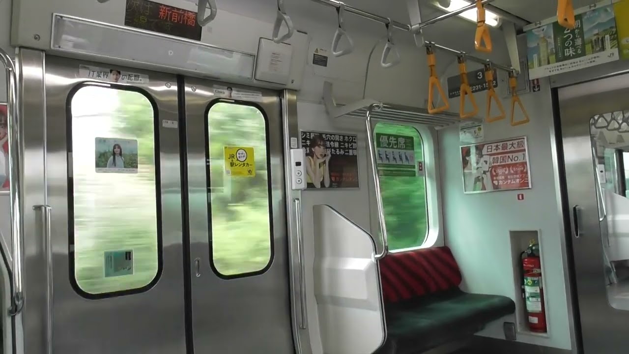 JR両毛線普通前橋行 E231系1000番台K-21編成　高崎～前橋