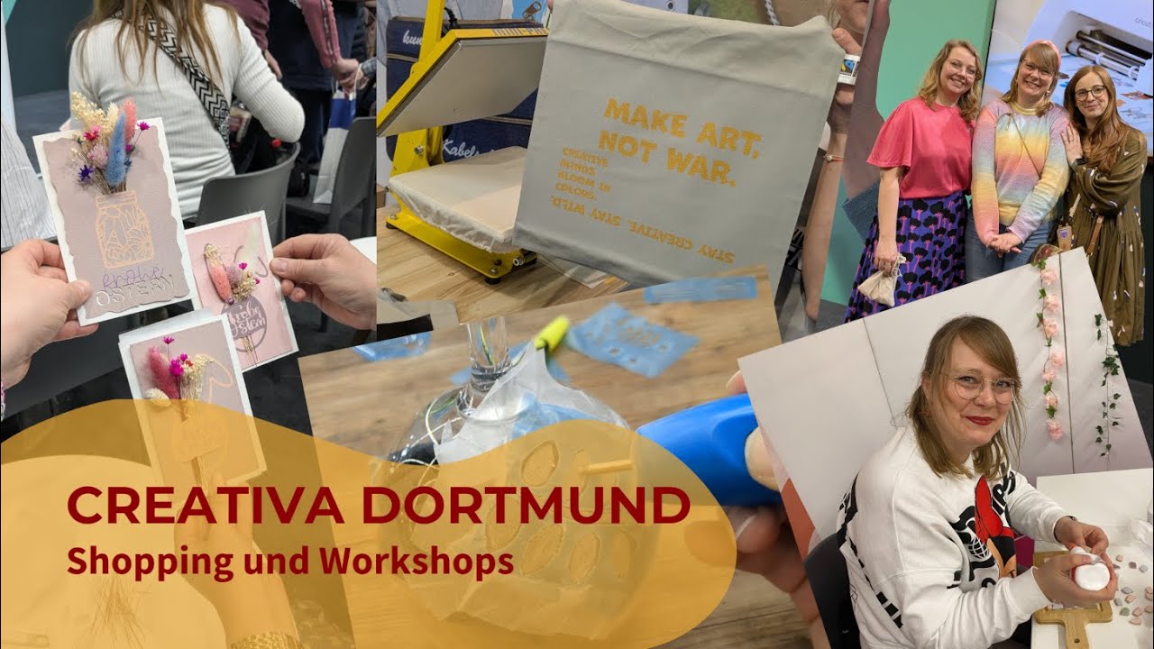 👩🏼‍🎨 Kreative Entdeckungstour: Mein Besuch auf der CREATIVA Messe in Dortmund ✂️
