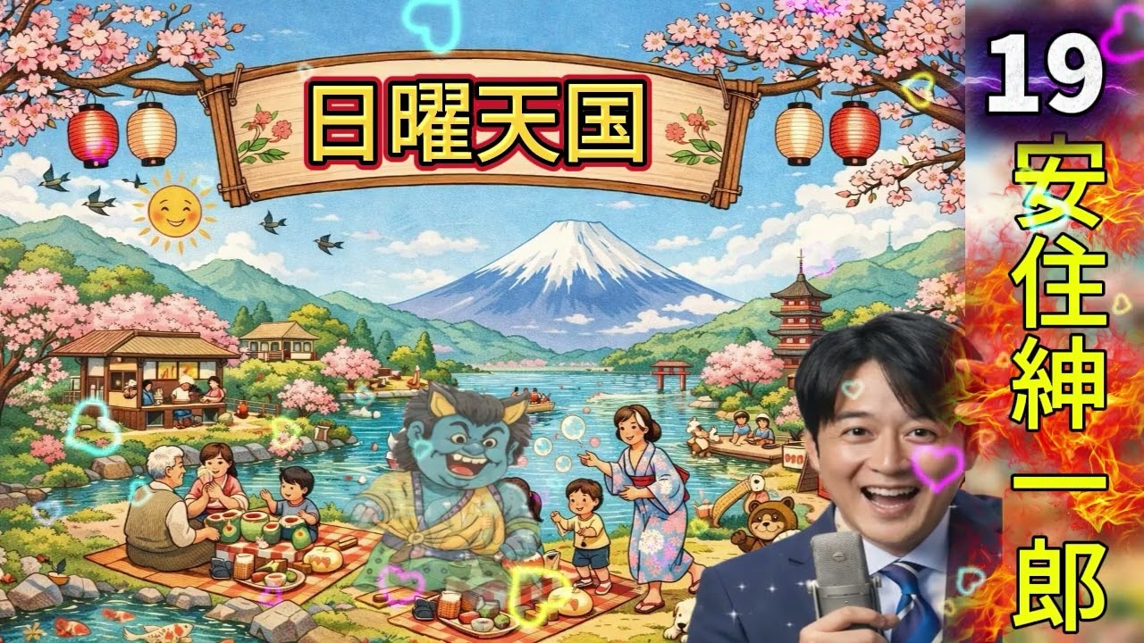 正月神回安住紳一郎大竹しのぶ暴走する大女優に安住アナ疲労困憊…さんまさんや紅白の裏話も暴露日曜天国