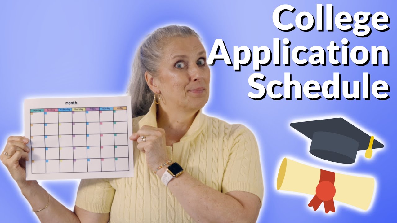 Your College Application Schedule