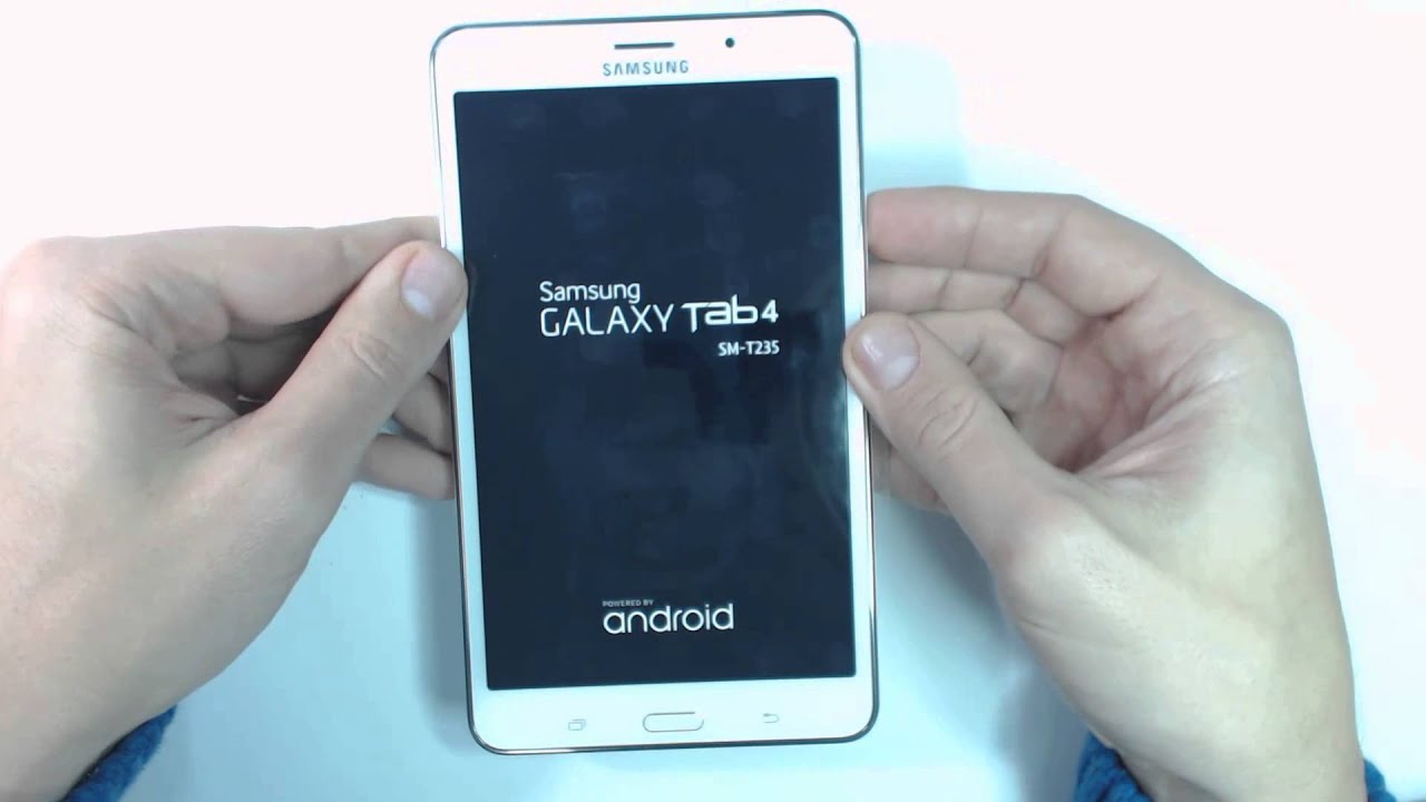Samsung Galaxy Tab 4 7.0 SM-T235 - How to reset - Como restablecer datos de fabrica