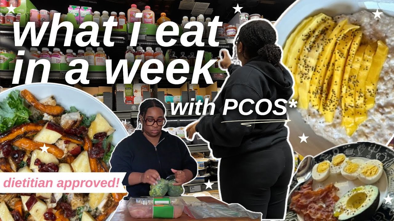 the PCOS Diaries ✨ 🍽️ what I eat in a week | realistic & easy meals